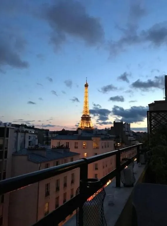 Apartment Terrace - Eiffel Tour Vue Paris 0*,